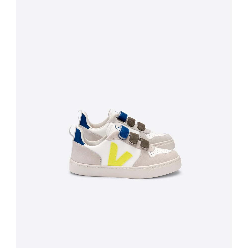 Veja V-10 X BONTON Tenisky Detske White/Blue | SK 843WNB